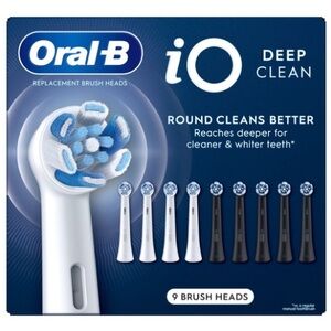 Oral-B iO Brush Heads Deep Clean, 9-pack